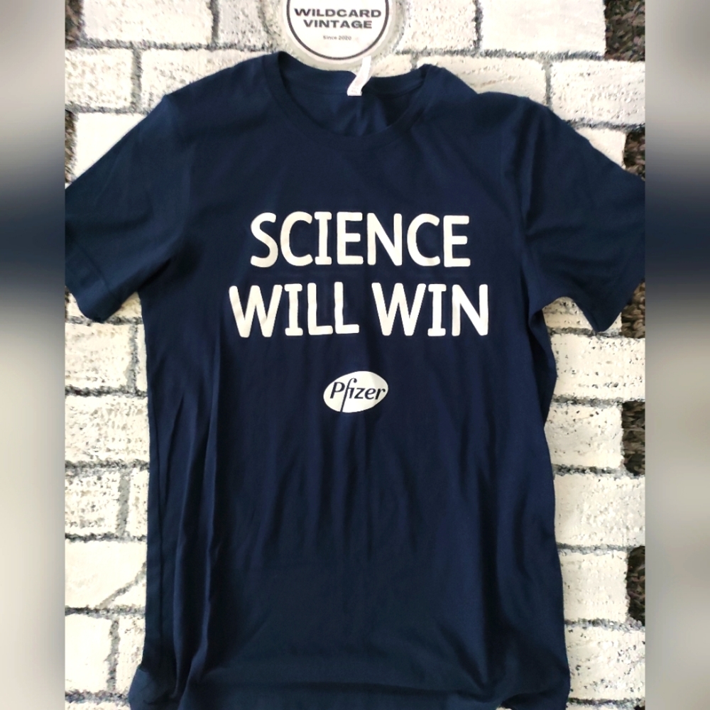 Pfizer Trust the Science T shirt 😂 size Medium
